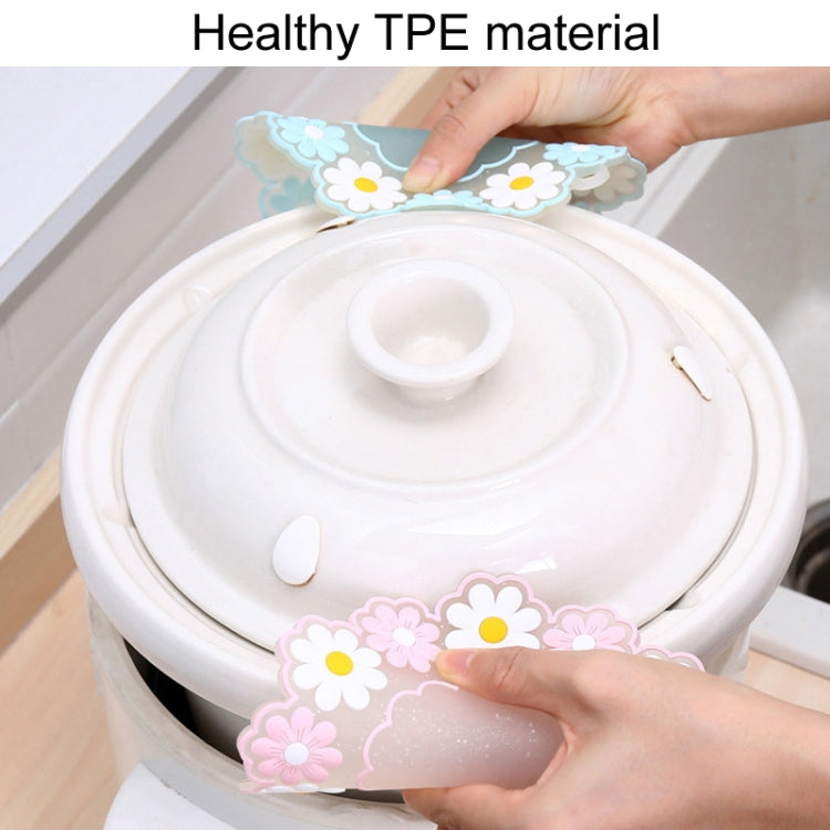Porta-copos Margarida Resistentes a Altas Temperaturas para Uso Doméstico, Tapete Isolante para Mesa de Cozinha, Azul Pequeno, Rosa Grande, Azul Grande