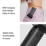 Ventoinha portátil pequena recarregável USB JisuLife Life9 de alta velocidade para secretária, 3600mAh, 5000mAh