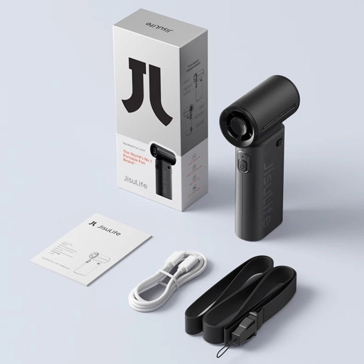 Ventoinha portátil pequena recarregável USB JisuLife Life9 de alta velocidade para secretária, 3600mAh, 5000mAh