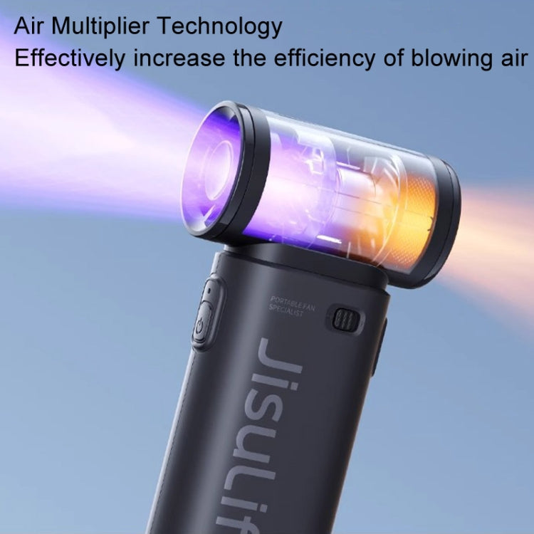 Ventoinha portátil pequena recarregável USB JisuLife Life9 de alta velocidade para secretária, 3600mAh, 5000mAh