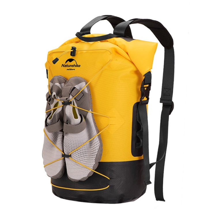 Saco Impermeável Naturehike Wet Dry IPX6 para Exterior, Praia, Mergulho, Natação e Rafting, 20L Caqui, 20L Amarelo, 30L Caqui, 30L Amarelo, 40L Caqui, 40L Amarelo