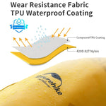 Saco Impermeável Naturehike Wet Dry IPX6 para Exterior, Praia, Mergulho, Natação e Rafting, 20L Caqui, 20L Amarelo, 30L Caqui, 30L Amarelo, 40L Caqui, 40L Amarelo