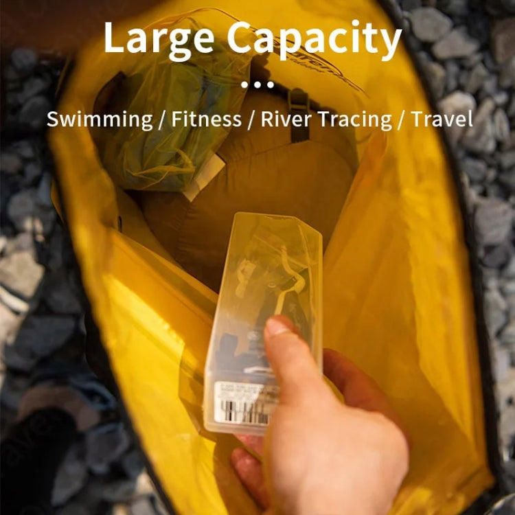 Saco Impermeável Naturehike Wet Dry IPX6 para Exterior, Praia, Mergulho, Natação e Rafting, 20L Caqui, 20L Amarelo, 30L Caqui, 30L Amarelo, 40L Caqui, 40L Amarelo