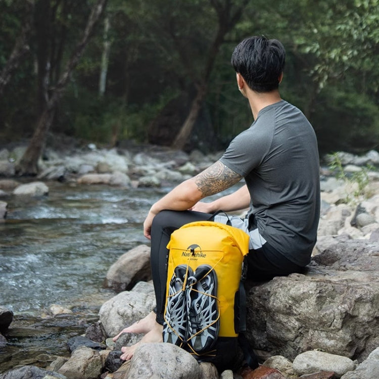 Saco Impermeável Naturehike Wet Dry IPX6 para Exterior, Praia, Mergulho, Natação e Rafting, 20L Caqui, 20L Amarelo, 30L Caqui, 30L Amarelo, 40L Caqui, 40L Amarelo
