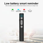 B1 Apontador Laser Infravermelho Multimédia para Ensino e Negócios, Caneta Sem Fios para Virar Páginas PPT, B1 (Preto), B1 (Branco), B1 (Rosa)