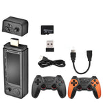 Consola de Jogos X9 Ultra com Comando Duplo Sem Fios 2.4G, 64GB 37000+ Jogos, 128GB 42000+ Jogos, 256GB 60000+ Jogos