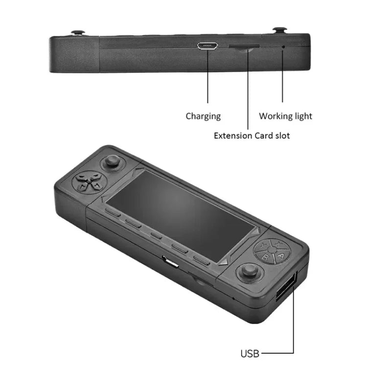 Consola de Jogos X9 Ultra com Comando Duplo Sem Fios 2.4G, 64GB 37000+ Jogos, 128GB 42000+ Jogos, 256GB 60000+ Jogos