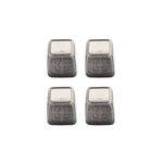 4pcs / Set Thickened Wear-Resistant Table And Chair Leg Covers Household Quiet Non-Slip Stool Foot Protector, Mini Small Round Transparent, Mini Small Round Light Gray, Mini Small Round Light Brown, Mini Small Square Transparent                        ...