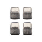 4pcs / Set Thickened Wear-Resistant Table And Chair Leg Covers Household Quiet Non-Slip Stool Foot Protector, Mini Small Round Transparent, Mini Small Round Light Gray, Mini Small Round Light Brown, Mini Small Square Transparent                        ...