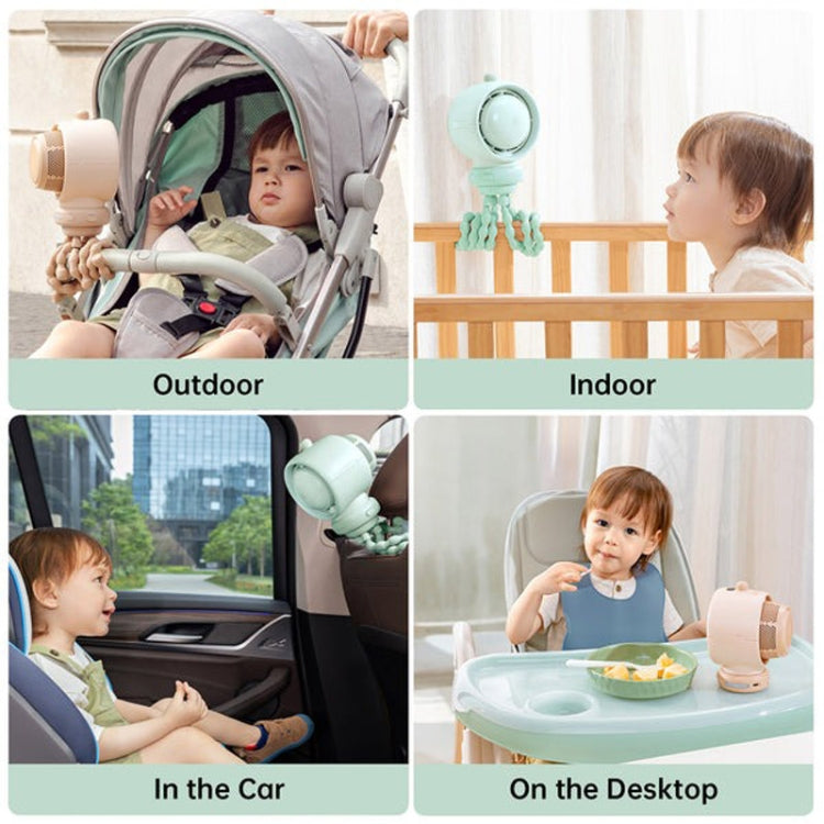 JisuLife Ventoinha para Carrinho Life2S Ventoinha Mini para Carrinho de Alta Velocidade e Economia de Energia, Ventoinha sem Hélices com Cabeça Oscilante e Purificadora de Ar, Life2S