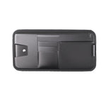 Car Sun Visor Card Glasses Holder Zipper Storage Bag