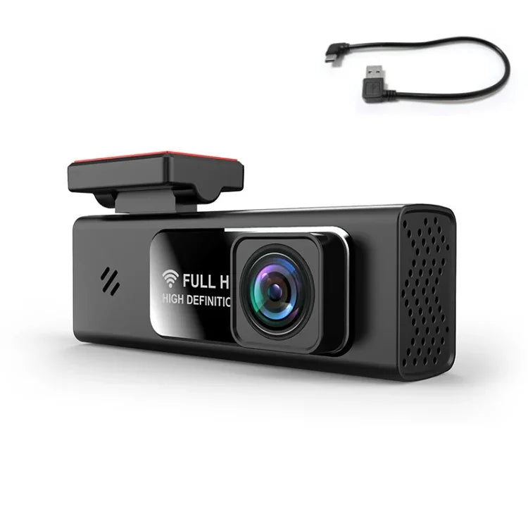 Gravador de Condução Oculto com Interligação WIFI para Telemóvel, Visão Noturna Ultra Clara 2K, Cabo USB Curto, Isqueiro, Cabo Redutor