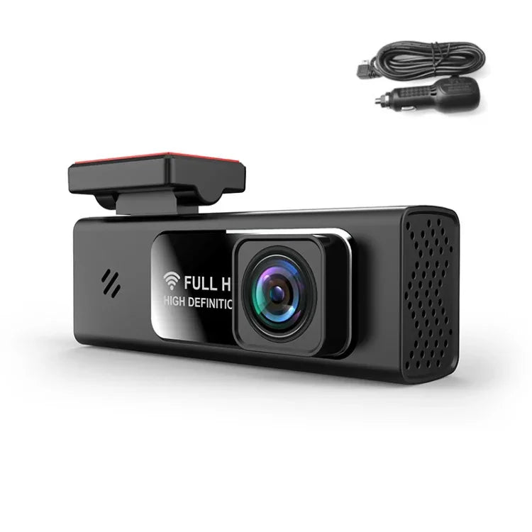 Gravador de Condução Oculto com Interligação WIFI para Telemóvel, Visão Noturna Ultra Clara 2K, Cabo USB Curto, Isqueiro, Cabo Redutor