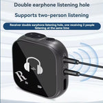 Sistema de Monitor In-ear Sem Fios 5.8G Suporta Monitorização com Auscultadores Duplos, Um para Dois, Um para Quatro