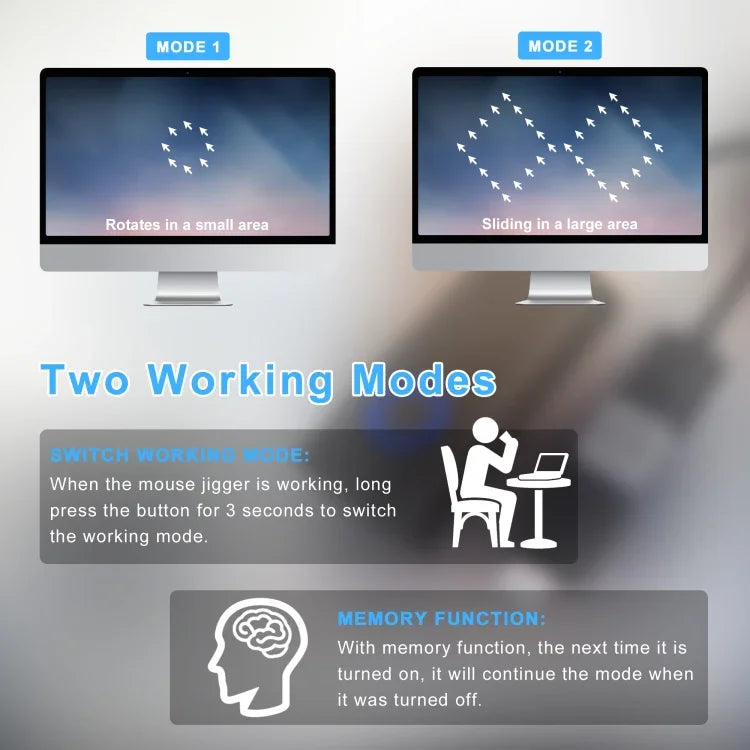 Rato Virtual que Impede a Hibernação do Computador com Movimentos Automáticos Completos, F-1