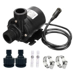 Bomba potenciadora com motor brushless de eixo cerâmico, elevação de 5m, DC12V, DC24V