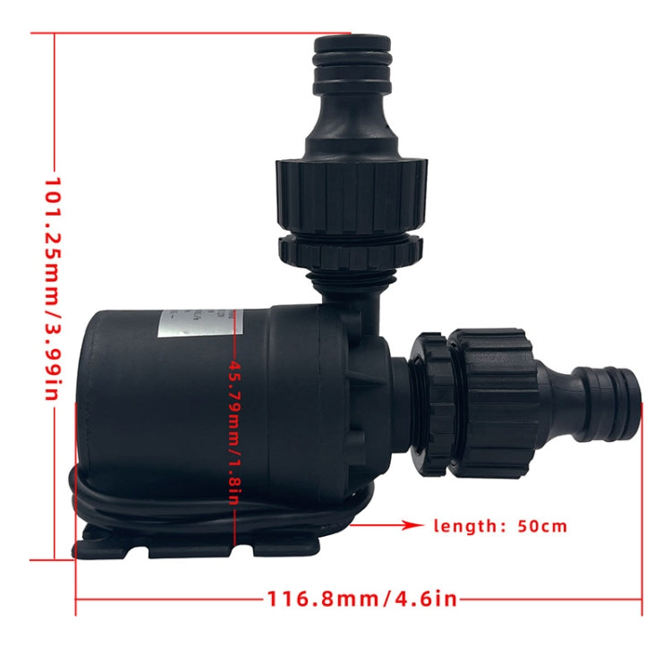 Bomba potenciadora com motor brushless de eixo cerâmico, elevação de 5m, DC12V, DC24V