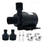 Bomba potenciadora com motor brushless de eixo em aço inoxidável, elevação de 8m, DC12V, DC24V