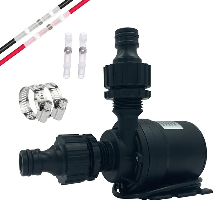 Bomba potenciadora com motor brushless de eixo em aço inoxidável, elevação de 8m, DC12V, DC24V