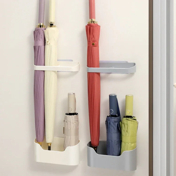 Suporte para Guarda-chuvas para Casa, Porta de Entrada, Suporte de Drenagem Montado na Parede