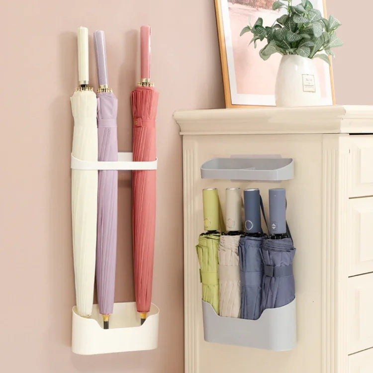 Suporte para Guarda-chuvas para Casa, Porta de Entrada, Suporte de Drenagem Montado na Parede