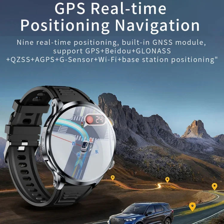 H18 Ecrã Redondo Ultra-Fino Bola 1,95 Polegadas Smartwatch Plug-In, 32G
