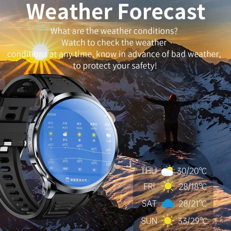 H18 Ecrã Redondo Ultra-Fino Bola 1,95 Polegadas Smartwatch Plug-In, 32G