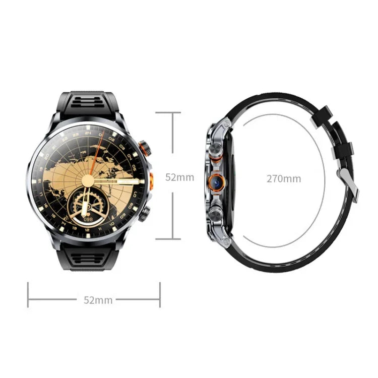 H18 Ecrã Redondo Ultra-Fino Bola 1,95 Polegadas Smartwatch Plug-In, 32G