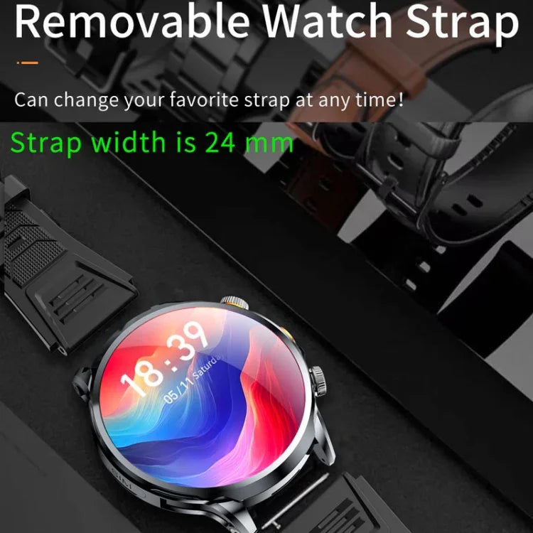 H18 Ecrã Redondo Ultra-Fino Bola 1,95 Polegadas Smartwatch Plug-In, 32G