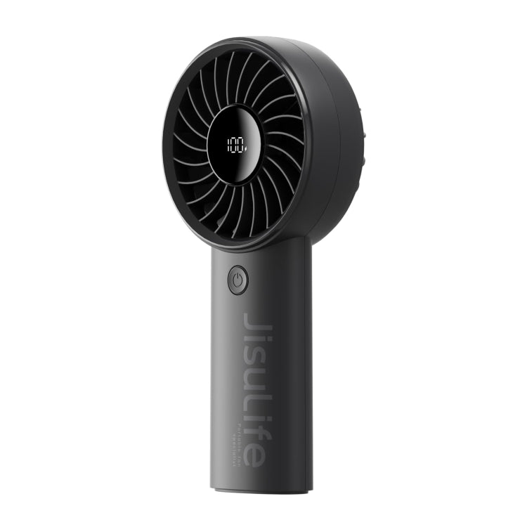 JisuLife Life4 Ventoinha Portátil Pequena de Mão Recarregável, 3600mAh Cinzento, 3600mAh Preto, 3600mAh Rosa, 5000mAh Cinzento, 5000mAh Preto, 5000mAh Rosa