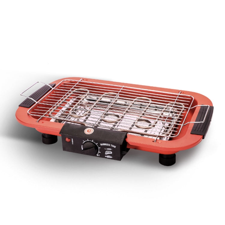Grelhador Elétrico 1800W para Churrasco Doméstico, Ficha UK, Ficha UK Vermelha, Ficha UK Preta