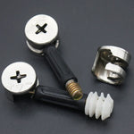 Conector de Parafuso 3 em 1 para Fixação de Móveis, Fixador de Porca de Roda Excêntrica para Roupeiro, 10pcs 40mm, 10pcs 35mm
