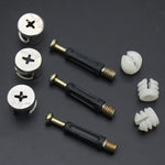 Conector de Parafuso 3 em 1 para Fixação de Móveis, Fixador de Porca de Roda Excêntrica para Roupeiro, 10pcs 40mm, 10pcs 35mm