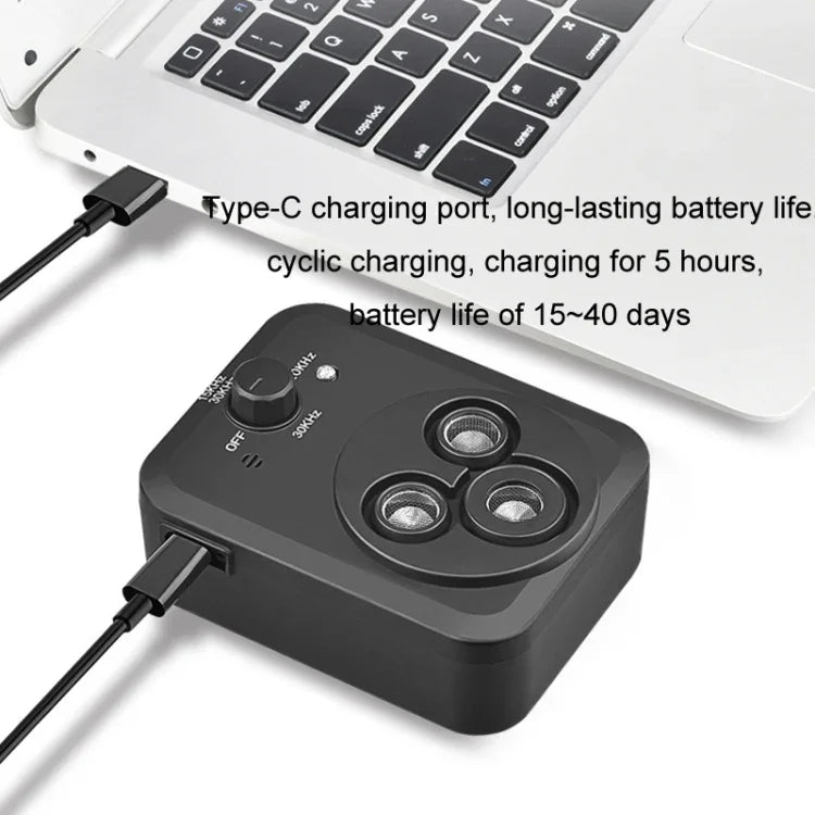 Dispositivo Ultrassónico para Parar Latidos Exterior, Repelente Automático à Prova de Ruído