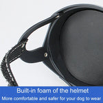 Capacete para Animais de Estimação Cães e Gatos Acessórios de Chapéu de Rugby, S, M