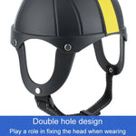 Capacete para Animais de Estimação Cães e Gatos Acessórios de Chapéu de Rugby, S, M