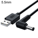 Cabo de Carregamento USB para DC JINGHUA U550C, Cabo de Alimentação para Pequenos Aparelhos, 3.5mm, 5.5mm