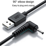 Cabo de Carregamento USB para DC JINGHUA U550C, Cabo de Alimentação para Pequenos Aparelhos, 3.5mm, 5.5mm