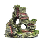 Acessórios para aquascape de aquário, decoração de paisagem de wigwam em resina, Modelo A, Modelo B, Modelo C, Modelo D