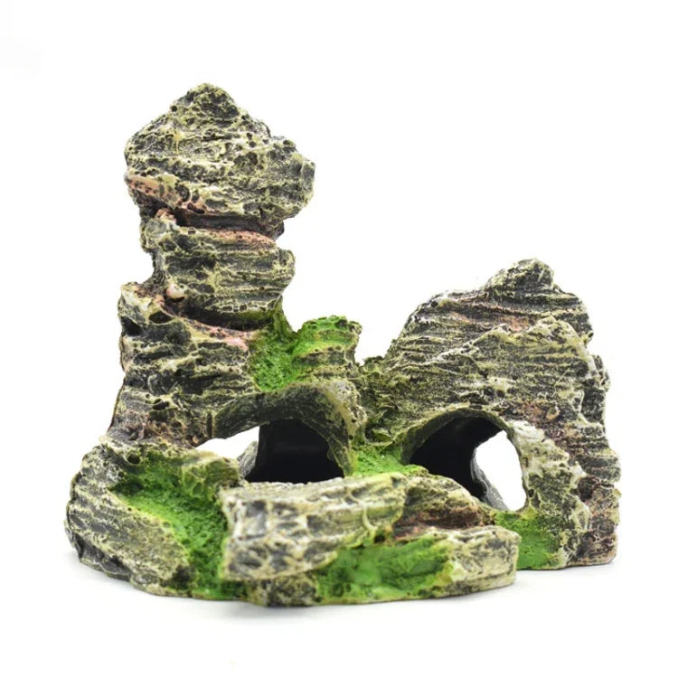 Acessórios para aquascape de aquário, decoração de paisagem de wigwam em resina, Modelo A, Modelo B, Modelo C, Modelo D