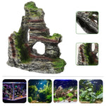Acessórios para aquascape de aquário, decoração de paisagem de wigwam em resina, Modelo A, Modelo B, Modelo C, Modelo D
