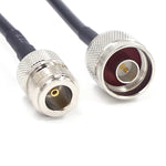 Cabo Adaptador RG58 N Macho para N Fêmea para Rádio WiFi, Cabo de Extensão, 0.5m, 1m, 3m, 5m, 10m