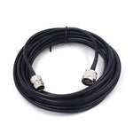 Cabo Adaptador RG58 N Macho para N Fêmea para Rádio WiFi, Cabo de Extensão, 0.5m, 1m, 3m, 5m, 10m
