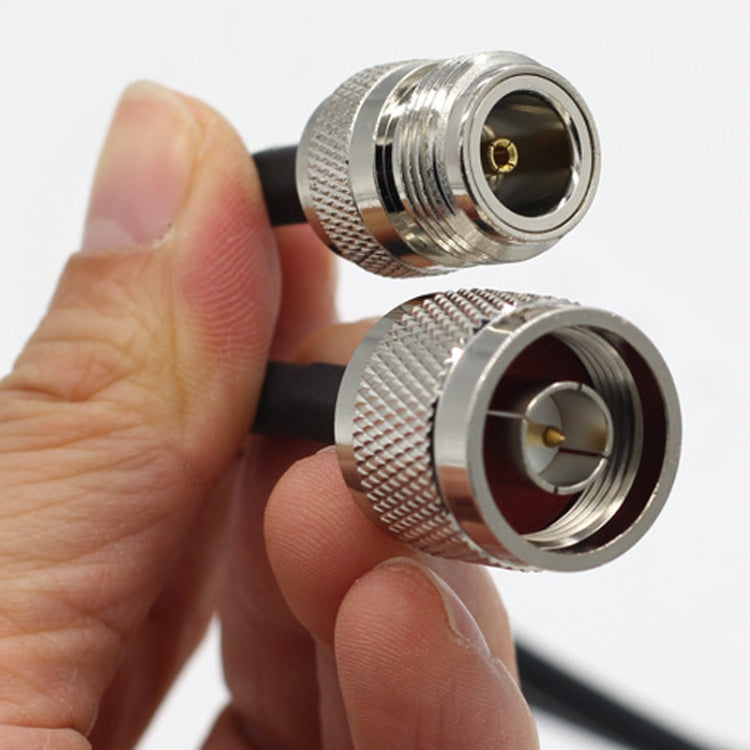 Cabo Adaptador RG58 N Macho para N Fêmea para Rádio WiFi, Cabo de Extensão, 0.5m, 1m, 3m, 5m, 10m