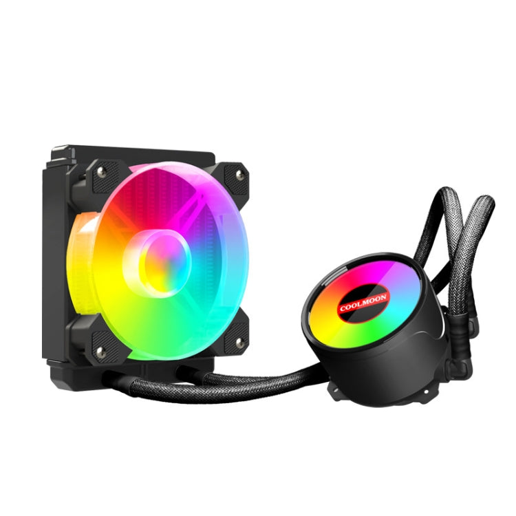 Cooler de CPU Integrado COOLMOON RGB120 5V ARGB de Linha Única Multi-Plataforma, RGB120