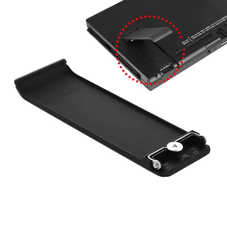 Para Nintendo Switch Consola 2 Peças Suporte de Substituição para a Parte Traseira, Preto, Branco Transparente, Branco, Vermelho, Azul