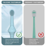 Conjunto de 2pcs Escova de Dentes de Silicone para Gatos e Cães Ferramenta de Cuidados Orais para Animais de Estimação