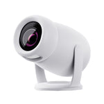 Projetor Inteligente Portátil HY400 com Sistema Android 12.0 para Família, Ficha US, Ficha EU, Ficha UK, Ficha AU