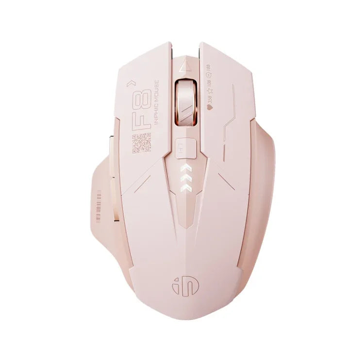 Rato de Jogos Sem Fios Silencioso com Carregamento Inphic F8 2.4G, F8