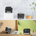 Portable Mini Projector Smart Home Theater, Android 4K HD Version, Same Screen Version For Mobile Phone